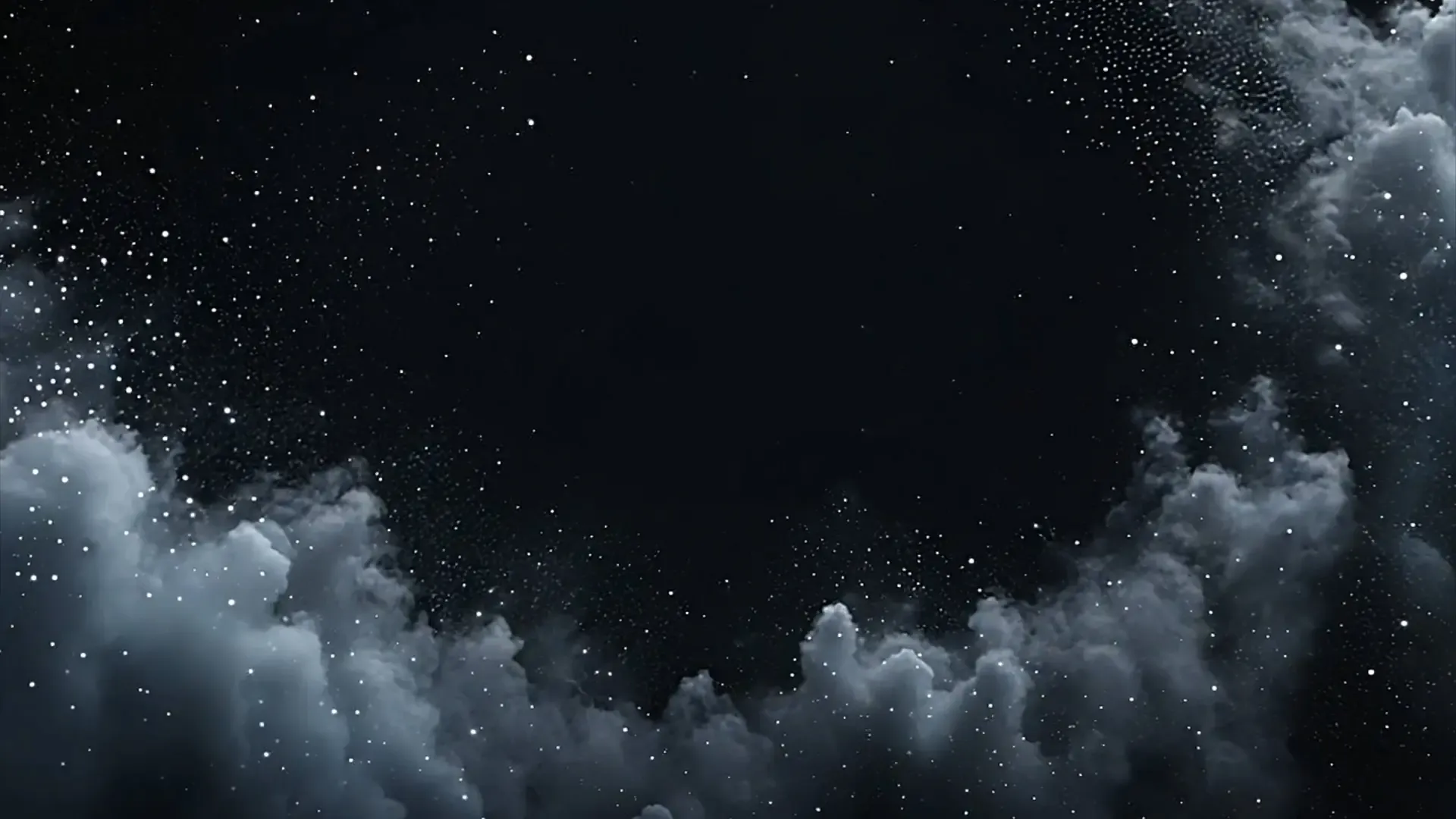 Cinematic Night Sky Overlay for Dreamy Logo Animation